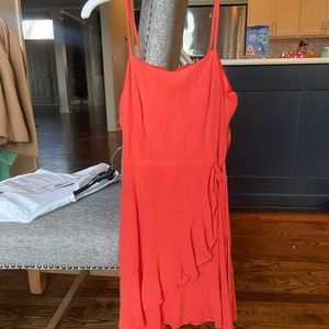 Gorgeous Altar’d State Coral Dress with Side Bow